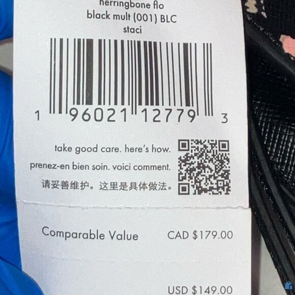 NWT kate spade Staci Herringbone Floral Medium Wristlet - Picture 7 of 9